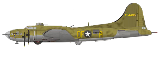 The B-17 Flying Fortress called Memphis Belle (Serial No 41-24485) i